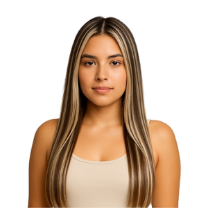 CHOCOLATE BROWN AND ASHY BLONDE MIX SWeft