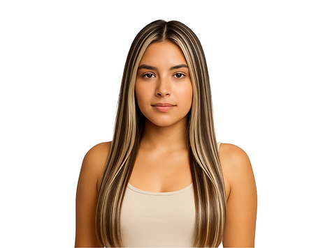 CHOCOLATE BROWN AND ASHY BLONDE MIX SWeft