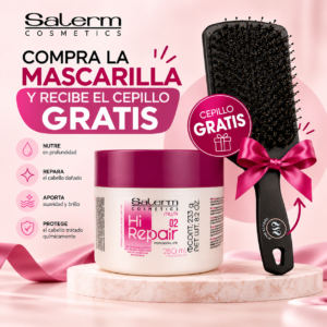 Salerm Hair Mask and Free Brush Set